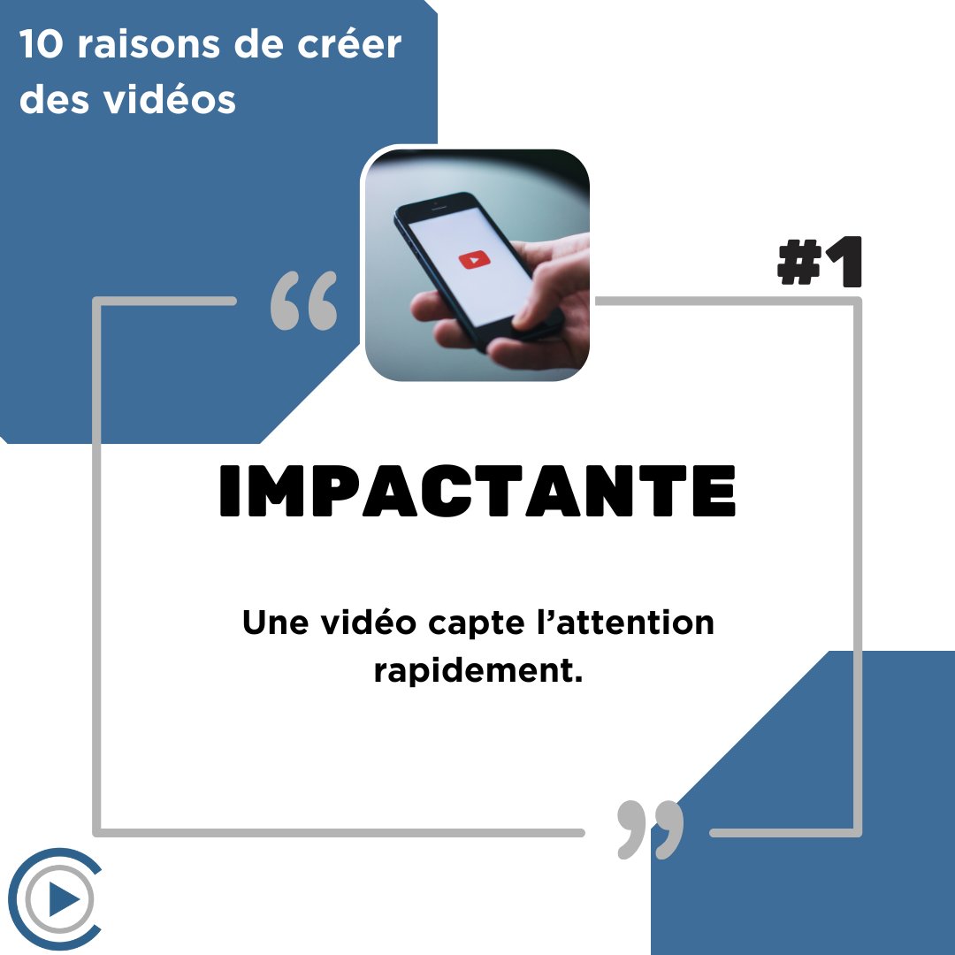 COMMONLINECH's tweet image. 🎥 Pourquoi une vidéo capte l’attention aussi vite ?
👉 Parce que notre cerveau adore le mouvement, les émotions et les histoires simples.
En quelques secondes, une vidéo transmet plus qu’un long texte ✨
Stopper le scroll, c’est ça la force de la vidéo !