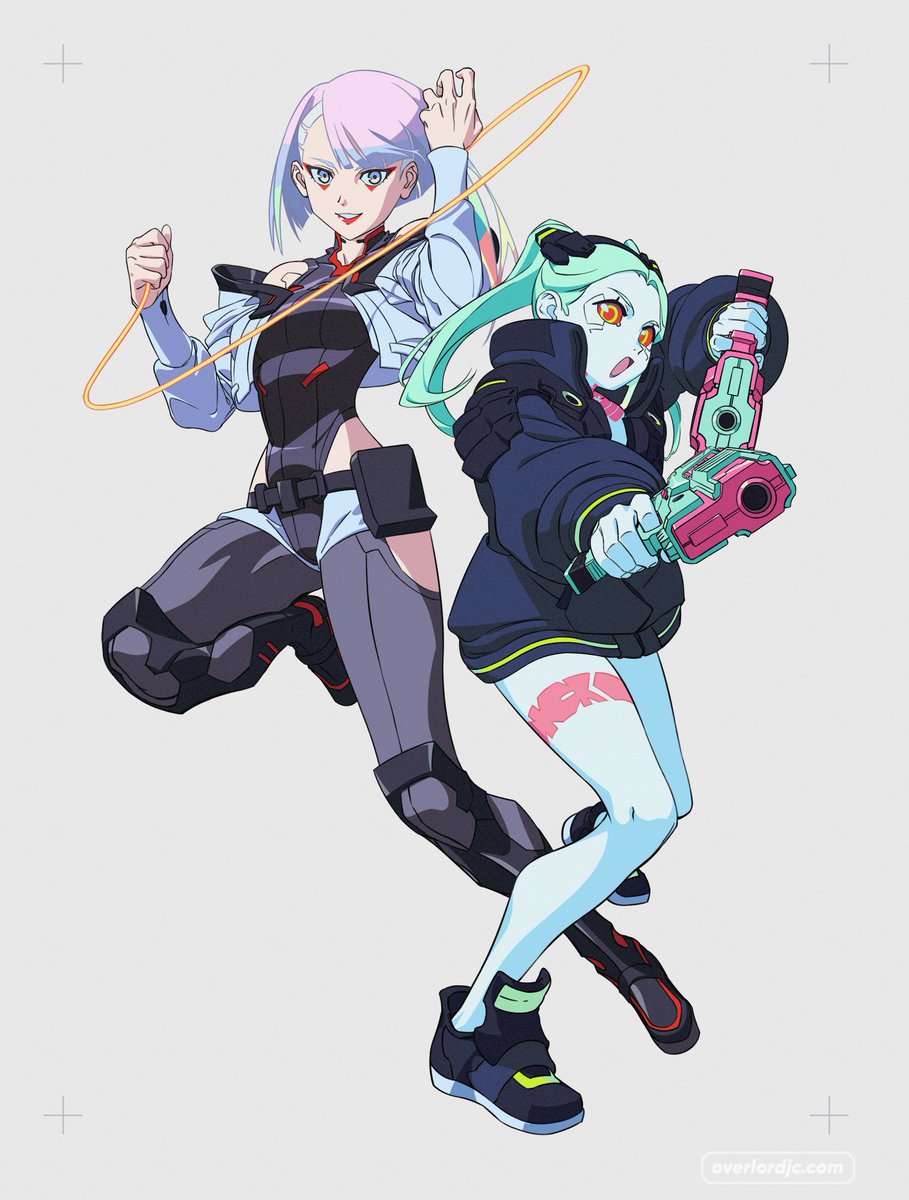ルーシー(エッジランナーズ) ,レベッカ(エッジランナーズ) 「GoT: Lucy &amp; Rebecca Finished up Lucy」|Overlord JCのイラスト