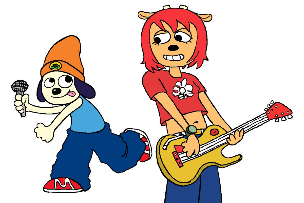 FreakoNimrod's tweet photo. Parappa stuff from a bit ago https://t.co/LODnxU2zz8