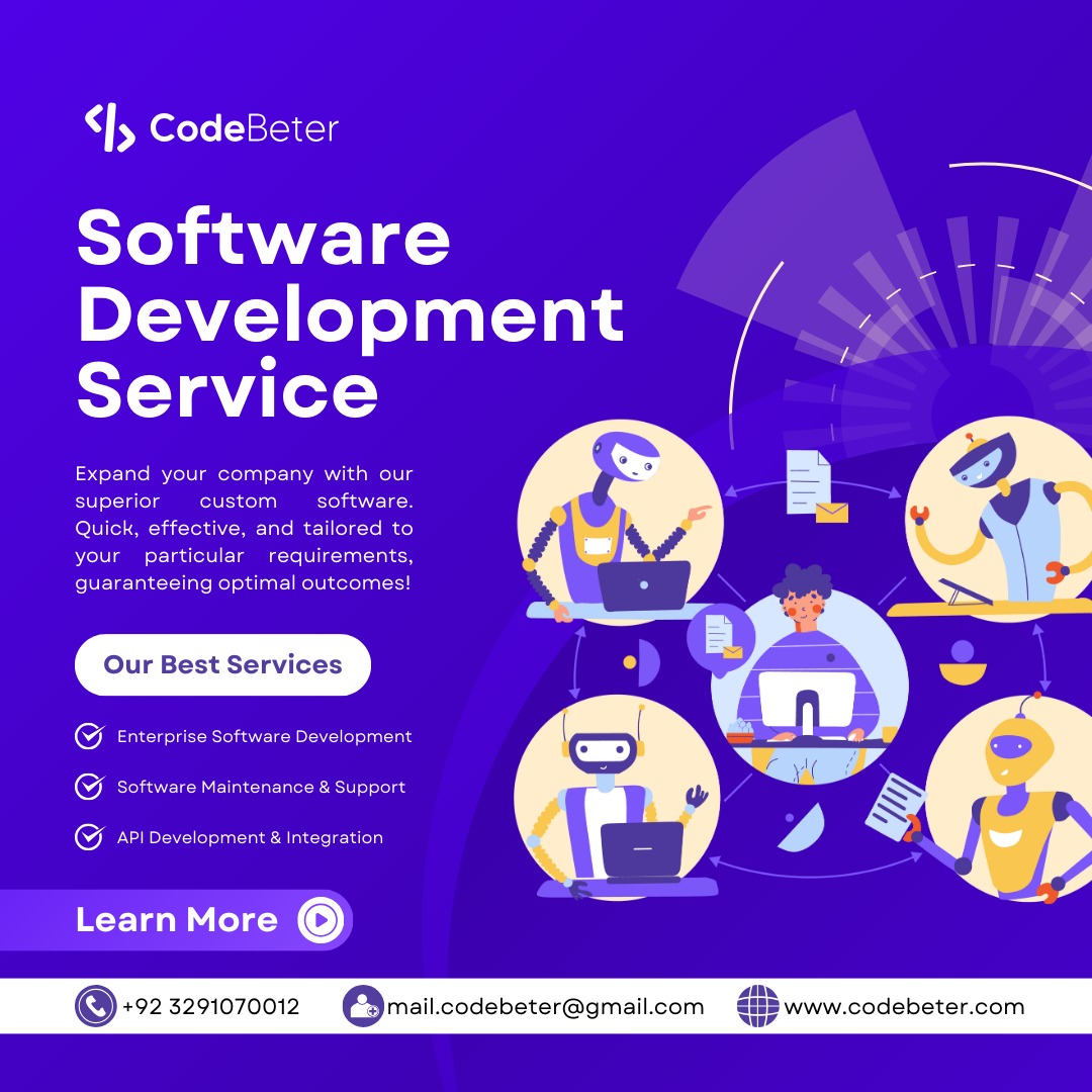 CodeBeter's tweet image. #codebeter #softwarecompany #agency #SoftwareDeveloper #SoftwareJobs #Website #CRM #POS #JoinUs #services #softwareservices
