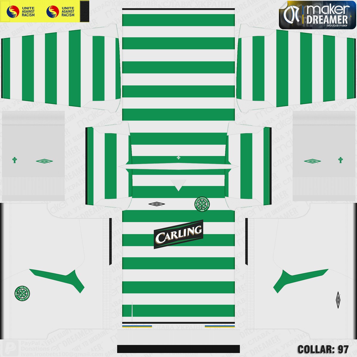 🏴󠁧󠁢󠁥󠁮󠁧󠁿#Celtic 2004/05 Home kit

✅Made to order: <a href="/AndresnaRede/">Tekkerz9™</a>  

✏️I create kits to order, write to me📩

 #efootball #makerdreamer #kitmakerdreamer #dreamer #pes21 #proevolutionsoccer #kitpack #kits #evoweb #eafc