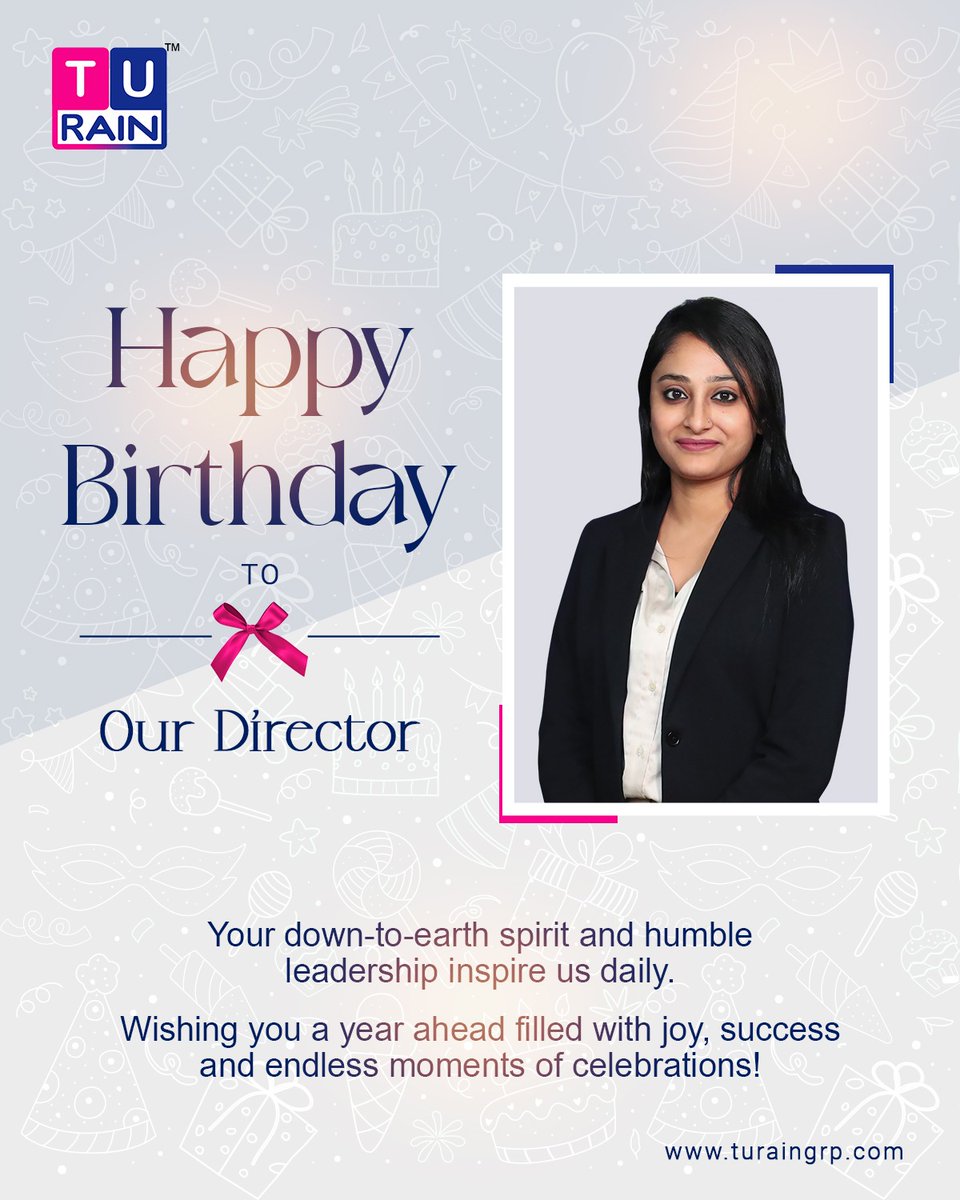 turainsoftware's tweet image. Happy Birthday to the visionary who leads our team with wisdom and grace. May your birthday be as inspiring and extraordinary as you are.

#TurainGroup #TurainSoftware #Birthdaywishes