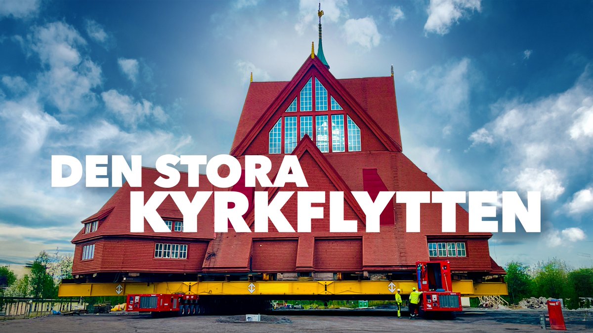 Ni följer väl Den stora kyrkflytten direkt på SVT Play - Första dagen >> svtplay.se/video/KnDgQ9G/… #SVT #SVTPlay #Denstorakyrkflytten #Kiruna #Malmberget #slowtv