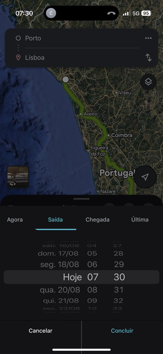 amaralzada's tweet photo. @MatheuusIA tem essa opção de chegada em vez de partida, muito util pra saber que horas deve sair de casa… https://t.co/UVg7Yx9NXU