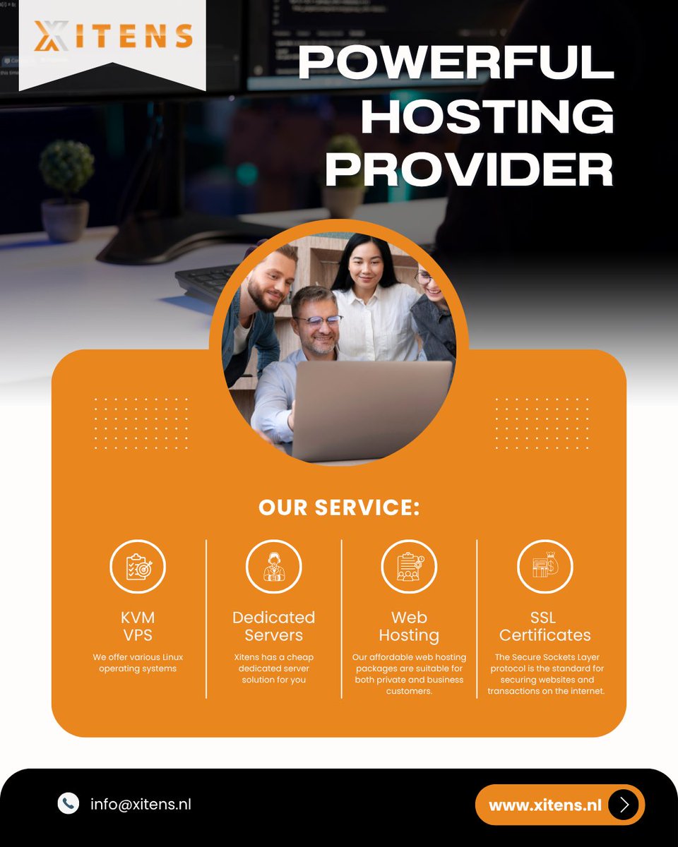 xitens's tweet image. Experience Powerful Hosting with Xitens!
#WebHosting #VPS #linuxvps #windowsvps #forexvps #DedicatedServers #SSL #HostingProvider #Xitens #WebsiteSecurity #BusinessOnline #NetherlandsHosting #fypシviral