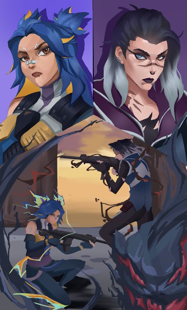 针锋对决 #VALORANT #fadeshock #FADE #NEON