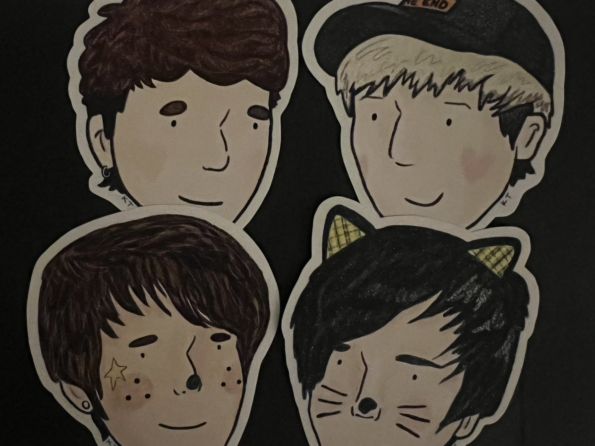 oomf mail!! thank you kt <a href="/slorndog/">kt</a> <3 they are sooo beautiful 💛💛 everyone buy kts stickers !! etsy.com/uk/shop/slorpd…