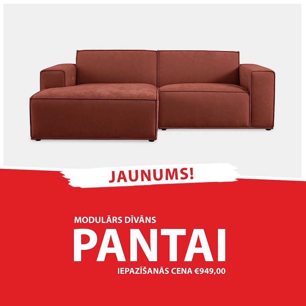 Moduļveida dīvāni – šī brīža tendence!
Pielāgo pēc savām vajadzībām un pārkārto, kā vēlies. Ideāli gan mazām, gan lielām telpām.

🔗 skandimebeles.lv/divani/modular…