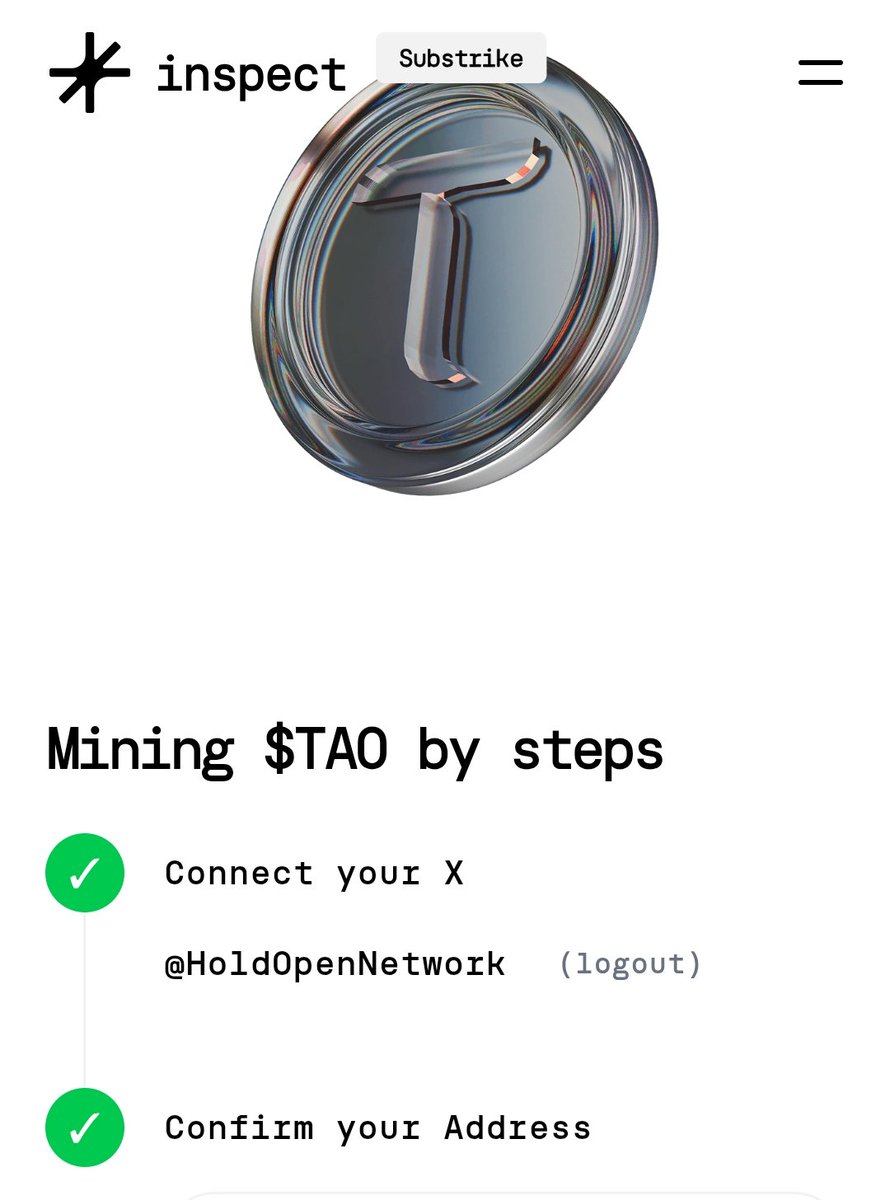 HoldOpenNetwork's tweet image. You've come to know @inspectxyz and exploit $Tao early
- Share this post if you need to ask me about $Tao
#Ice #Tao $Ice $ION $TAO