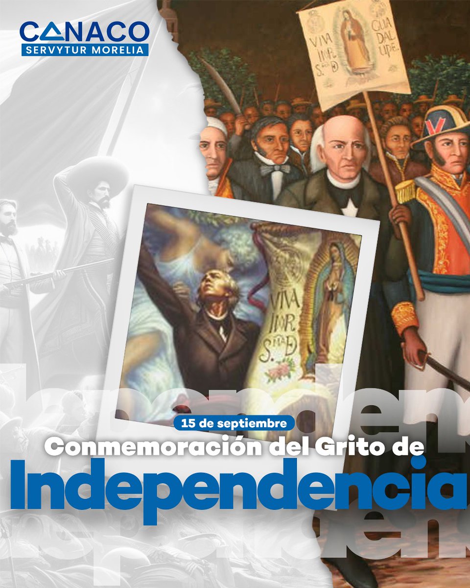 🎉 ¡Esta noche, Morelia se viste de colores, música y orgullo mexicano! 🇲🇽
Recordemos a quienes con valor y esperanza nos dieron patria y libertad.

✨ ¡Viva México! ¡Viva nuestra gente! ¡Viva nuestra independencia! ✨
#GritoDeIndependencia #VivaMéxico #CANACOMorelia