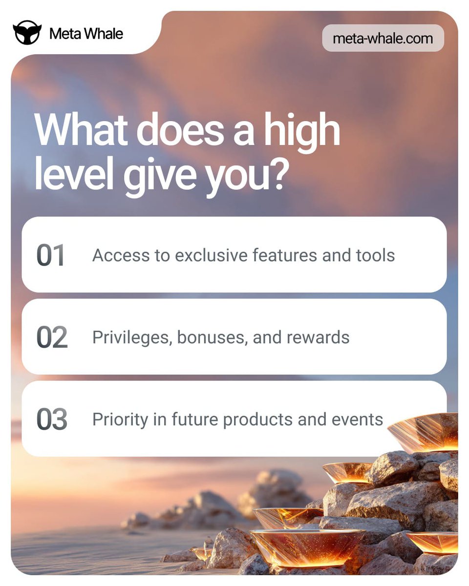 KurniawanAgusdi's tweet photo. 🚀🐋 Naikkan levelmu dengan BYL di MetaWhale!
Semakin aktif belajar, trading, & gunakan produk → semakin tinggi rankmu 💎
Dapatkan akses eksklusif, bonus, reward & prioritas masa depan 🌐🔥
#MetaWhale #BYL #BoostYourLevel #LearnAndEarn #FutureFinance #CryptoCommunity https://t.co/7ztqJ6N5xb