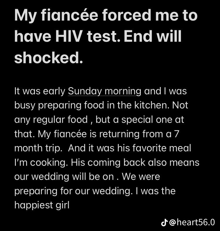 Her fiancé forced her to take a H!V test….

What would you have done ?!