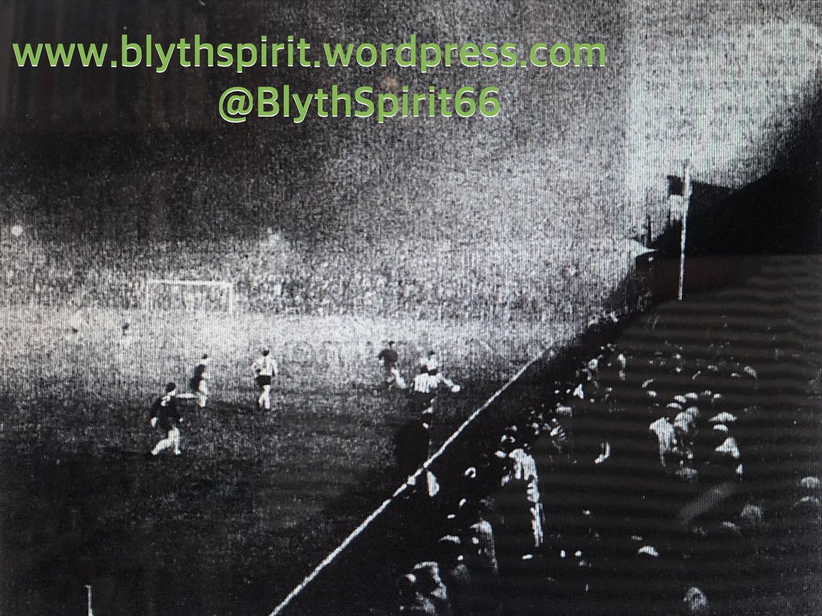 Blyth Spirit (@blythspirit66) on Twitter photo Tonight is first <a href="/Blyth_Spartans/">Blyth Spartans</a> game under new floodlights at Croft Park in 59 years
Monday 1st Oct 1966 inaugural game under lights v. <a href="/WhitleyBayFC/">Whitley Bay FC</a> in NL
2,205 crowd saw 3 of 8 new pylons go out in SH at 0-2 down
Ref wanted to abandon game, teams agreed to play on
Lost 1-2 Tonight is first <a href="/Blyth_Spartans/">Blyth Spartans</a> game under new floodlights at Croft Park in 59 years
Monday 1st Oct 1966 inaugural game under lights v. <a href="/WhitleyBayFC/">Whitley Bay FC</a> in NL
2,205 crowd saw 3 of 8 new pylons go out in SH at 0-2 down
Ref wanted to abandon game, teams agreed to play on
Lost 1-2