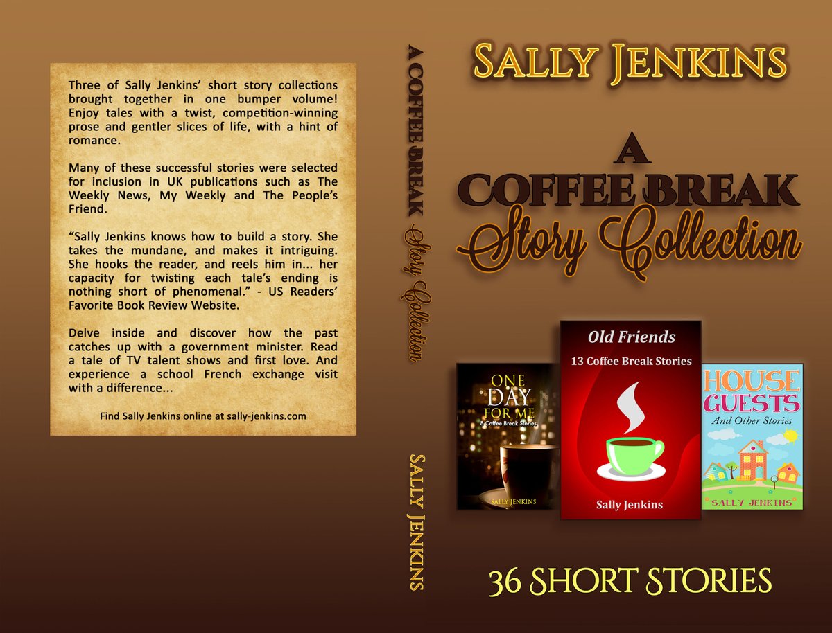 Sally Jenkins (@sallyjenkinsuk) on Twitter photo A #TuesNews bargain:
'A Coffee Break Story Collection' has been chosen by <a href="/AmazonUK/">Amazon.co.uk</a> for a limited time Kindle deal.
Only 99p for a short time!
"...a microcosm of life's nuances and intrigues." - 5* Review
<a href="/RNAtweets/">Romantic Novelists' Association</a> #shortstories #fiction
amzn.to/3DH6AIt A #TuesNews bargain:
'A Coffee Break Story Collection' has been chosen by <a href="/AmazonUK/">Amazon.co.uk</a> for a limited time Kindle deal.
Only 99p for a short time!
"...a microcosm of life's nuances and intrigues." - 5* Review
<a href="/RNAtweets/">Romantic Novelists' Association</a> #shortstories #fiction
amzn.to/3DH6AIt