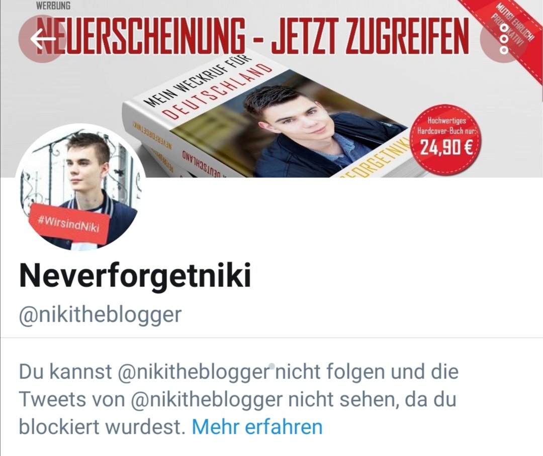 nordlicht_909's tweet photo. @FranzSchmid_AfD @nikitheblogger Starkes Signal für #Meinungsfreiheit...

😂😂😂

Echt jetzt?
Meinst diesen Quark wirklich so?

#AfDluegt #AfDBlockt #NiklasLotzBlockt https://t.co/VxBahxN70C