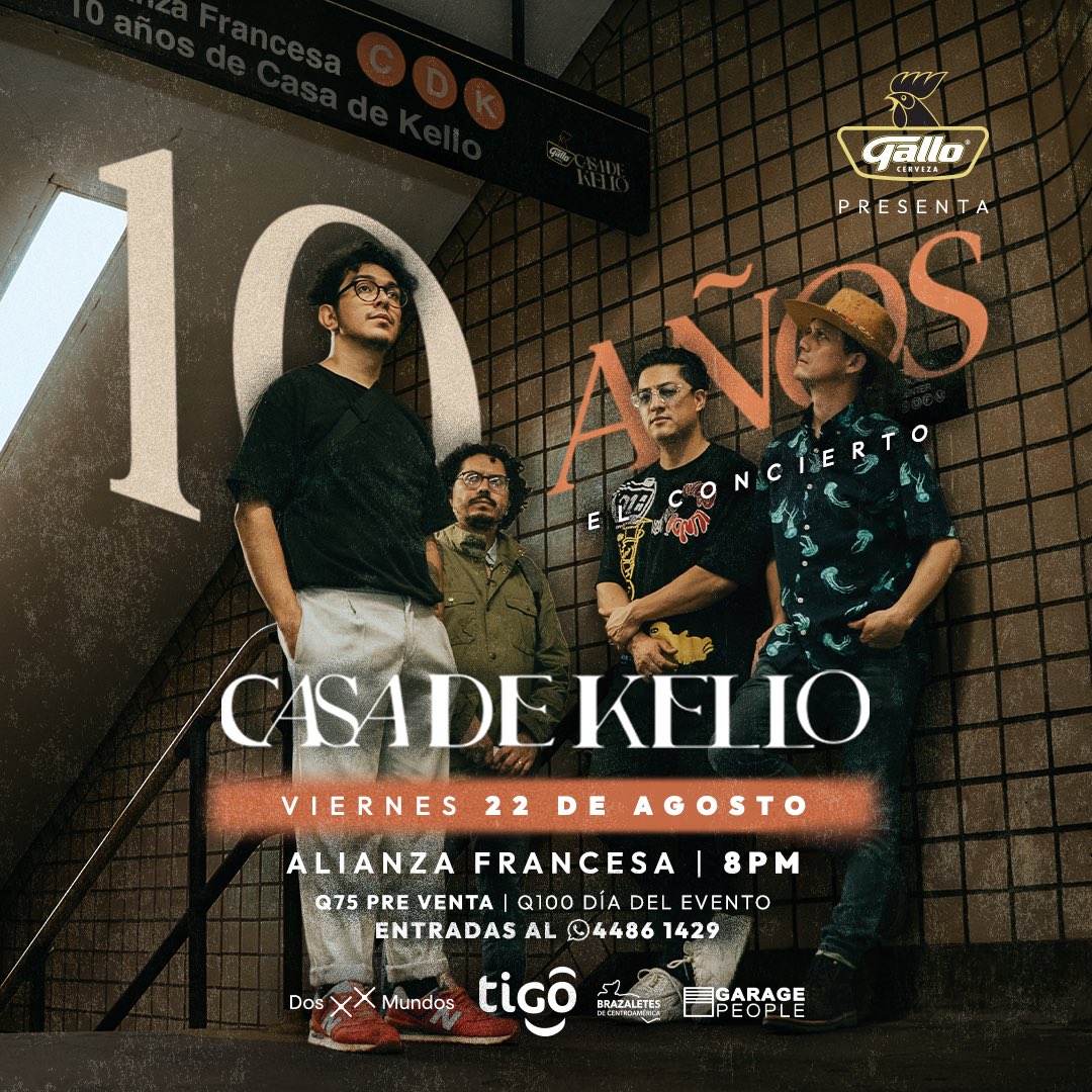 10 años de banda 🏡 ¿a quienes vemos por ahí? ✨🫂