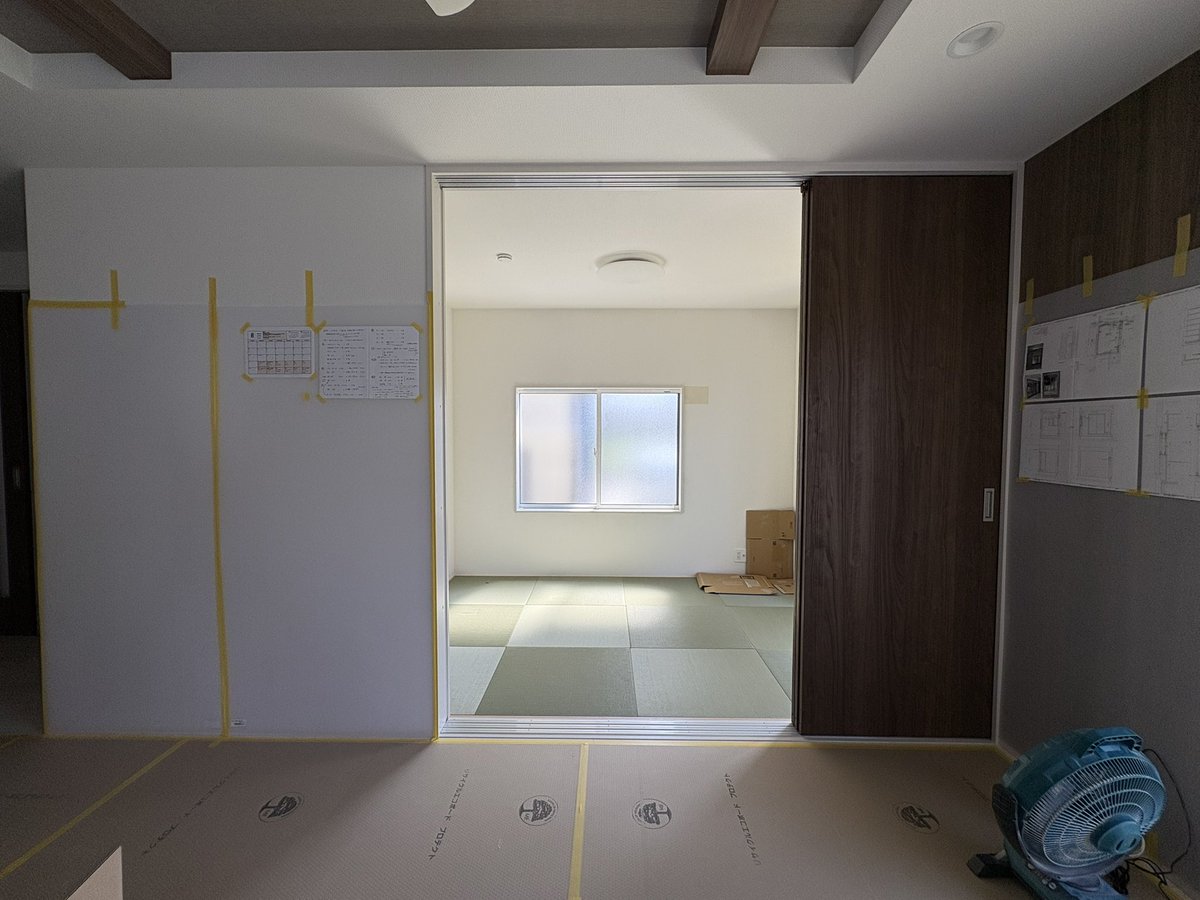 お盆開けてすぐに工事スタート
国分寺市にて戸建住宅1階の和室をピアノ室にリフォームします