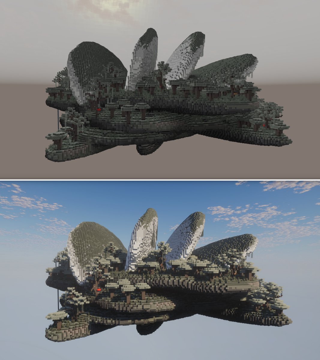 Pale Garden Sky Island - Pic 1 or 2?
#Minecraft #Minecraftbuilds #minecraft建築コミュ