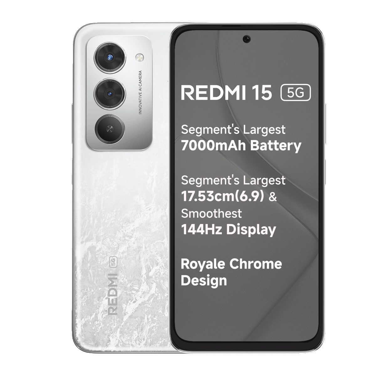 Sudhanshu1414's tweet photo. REDMI 15 5G launched in India🇮🇳
- 6GB+128GB: ₹14,999
- 8GB+128GB: ₹15,999
- 8GB+256GB: ₹16,999
- Snapdragon 6s Gen 3
- LPDDR4X + UFS 2.2
- 6.9" LCD, 2340x1080, 144Hz
- 50MP Main
- 8MP Selfie
- 7000mAh, 33W
- HyperOS, Android 15 | 2+4 update policy
- Side fps, Hybrid card slot, IP64 rated, Mono speakers
Is this enough for REDMI to make a comeback?