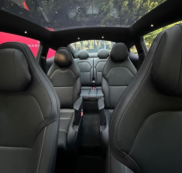 White vs. Black interior of the new Model Y L
