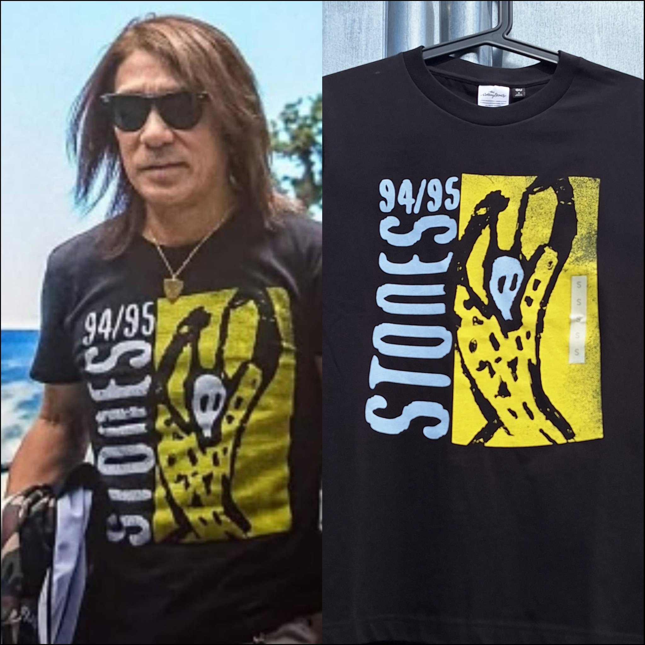 ⭐️希少ヴィンテージ⭐️未使用　B'Z 松本孝弘　Blues ManTシャツピック付 ⭐️希少ヴィンテージ⭐️未使用 B'Z 松本孝弘 Blues ManTシャツ