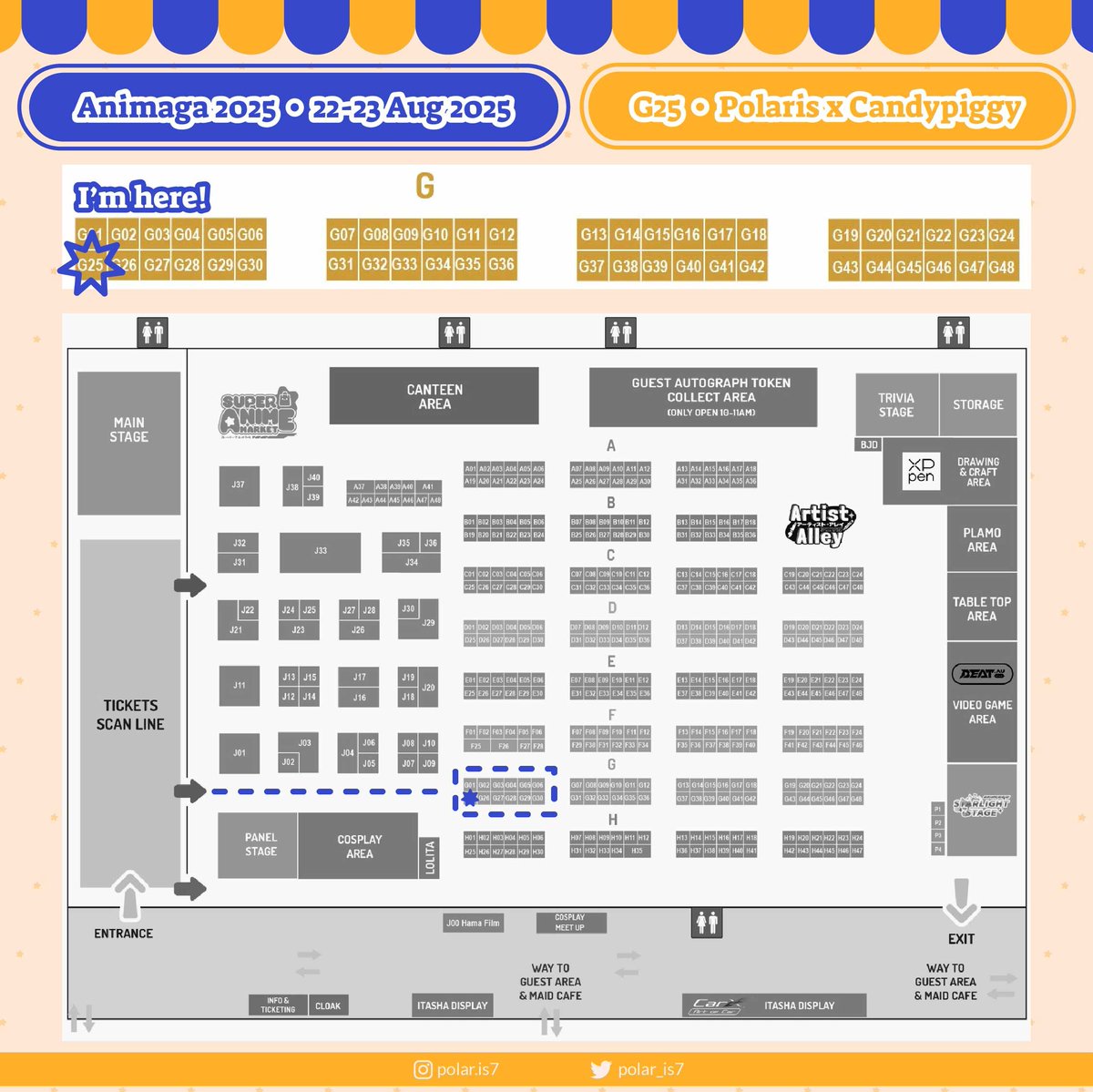 Hi Melbourne! Come find me at <a href="/AnimagaExpo/">Animaga</a> this weekend!
I'll be boothing at table G25 in artist alley area. This will be my first event in Aus &amp; I can't wait to mee y'all!
📍MCEC
🗓23-24 AUG

#animaga2025 #animaga #artistalley #animeconvention