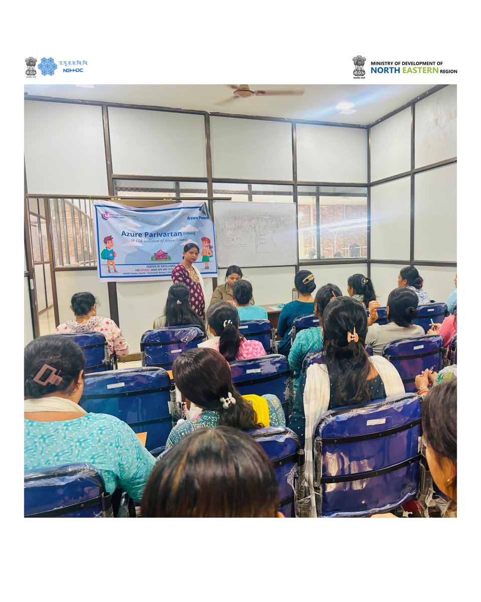 nehhdc's tweet image. 🌸 A proud moment for NEHHDC!
The 1st batch of Sewing Machine Operator trainees begins training under AMHSSC &amp;amp; Azure Parivartan. Building skills, building futures. 🪡✨
#NEHHDC #SkillIndia #AzurePower #SkillDevelopment