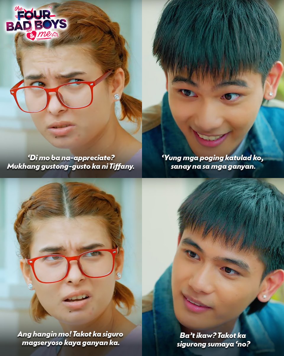 ABSCBN's tweet photo. ARAYKUPO 🤕

Relate ka talaga sa #TheFourBadBoysAndMe—NOW STREAMING FOR FREE here:
🔗https://t.co/EWwCOSYCp5

#TFBBAM https://t.co/AlwGjPCOhq
