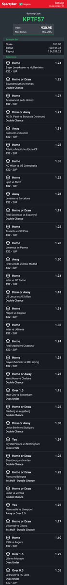 Peance4's tweet photo. Hey check out the bet I just placed on Sportybet! https://t.co/VcY0SbWhmY https://t.co/i1KmSuBzFD
