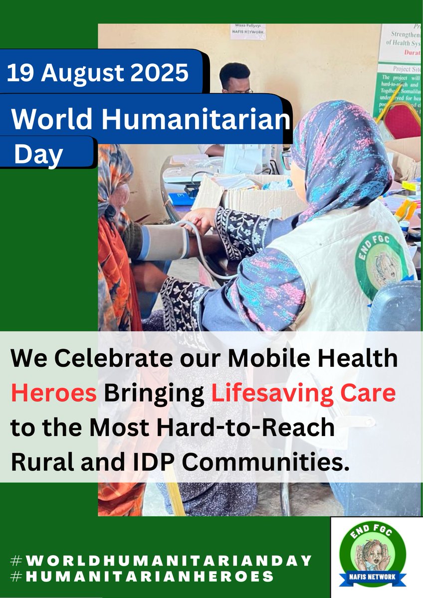 🚑 Hope on Wheels: Reaching the Unreachable

On #WorldHumanitarianDay, we honor our mobile health heroes under the TAKEDA program, delivering lifesaving care to the remotest and hardest-to-reach communities in Somaliland.

Because every life matters, everywhere. 💙
