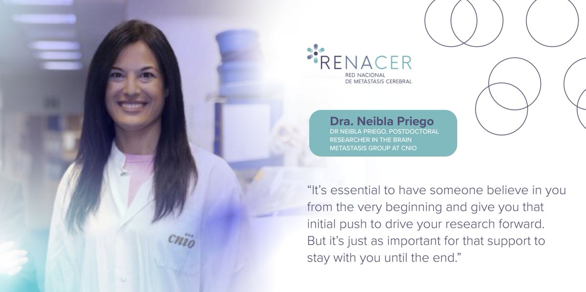 “Driving research forward isn’t just about starting projects; it’s about supporting them all the way through. In the case of RENACER, this ensures that no tumour is left behind. 🗣️Dr Niebla Priego, a postdoctoral researcher in the Brain Metastasis Group at CNIO.