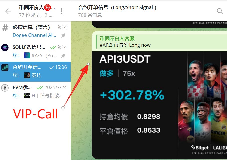 #API3/USDT   Short(做空） +302%🛍
----------------------------------------------------------
🥷🏼AlphaCall频道：t.me/+TTey-gx002A0M…
🥷🏼VIP group service ：t.me/BadCrypto2024