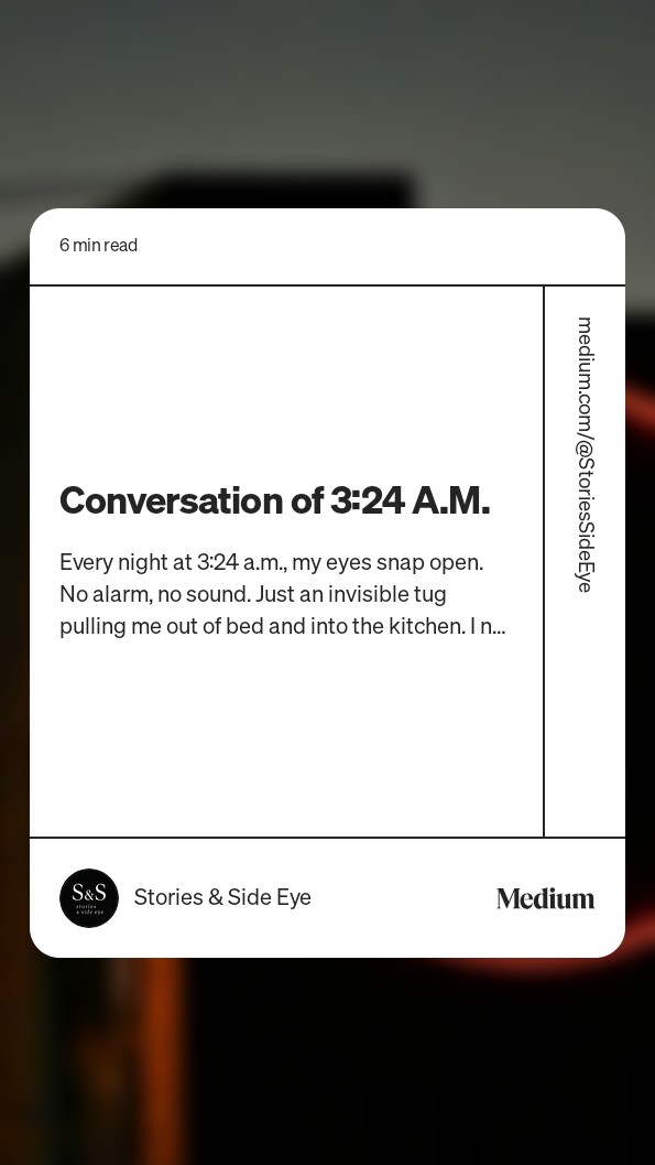 I posted my first ever fiction story on Medium.

medium.com/@StoriesSideEy…