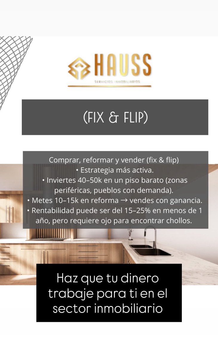 ¿Cómo funciona un proyecto de Fix &amp; Flip y por qué puede ser una de las inversiones más rentables en bienes raíces?