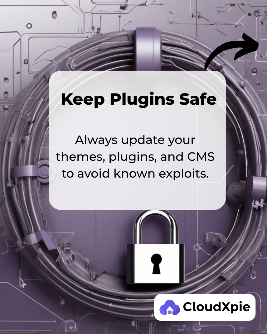 CloudXpieTeam's tweet image. Yo, squad! 🚀 Keep those themes, plugins, &amp;amp; CMS *fresh AF* to dodge sketchy exploits! #TechGlowUp #StaySecure #VibesOnly 😎🔒