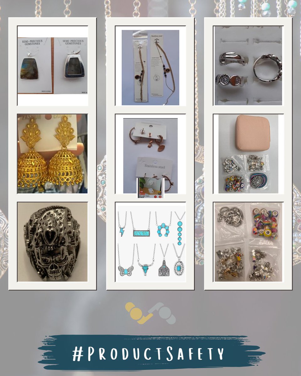 ⚠️ Have a look at the latest jewellery recalled from the #EU market!
🔗 mccaa.org.mt/media/10720/pr…
Find out which unsafe products were reported in the EU last week through the #ProductSafety website 🌐 ec.europa.eu/safety-gate-al…