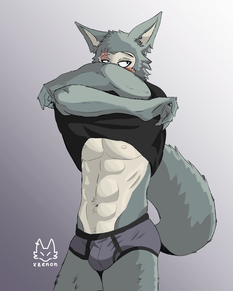 Unexpectedly this drawing by Legoshi... or maybe it was to be expected... xD