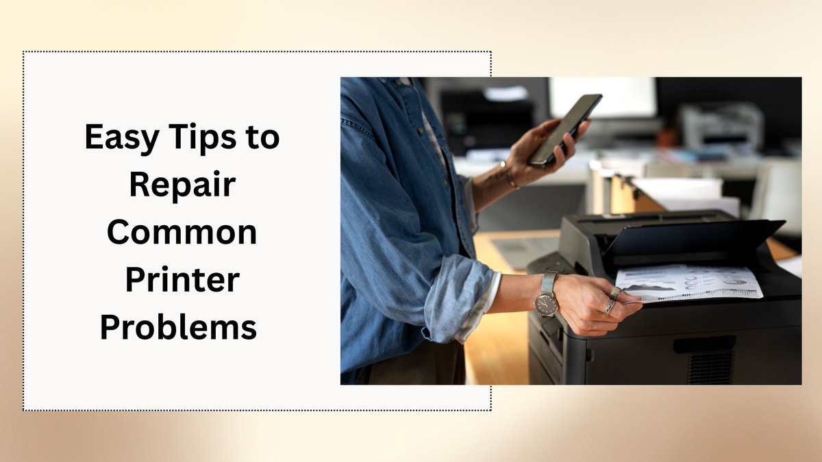 Tackle common printer issues with our guide on 5 issues and practical repair tips. Ensure smooth printing with these easy-to-follow printer repair service tips!
Read More: tinyurl.com/4x757hj6
#printer #PrinterRepair #PrinterCare #PrinterFix #printerservice