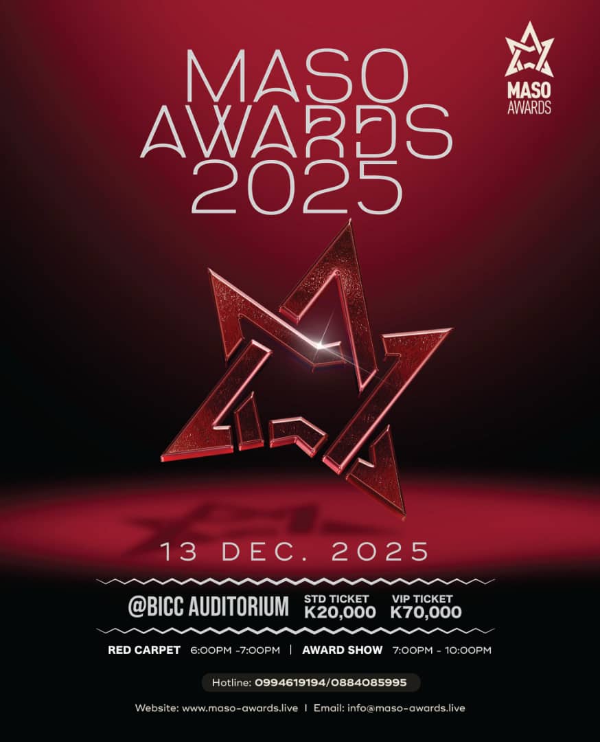 MASO Awards 2025!  

13 December🗓️
at BICC Auditorium📍

Standard: MK20,000 
VIP: MK70,000

Get ready to experience yet another Red Carpet vibes‼️

For More📳📳 
0994619194
0884085995. 

#MASOAwards2025 #TowardsArtsExport #MalawiArtsToTheWorld #MASOAwards