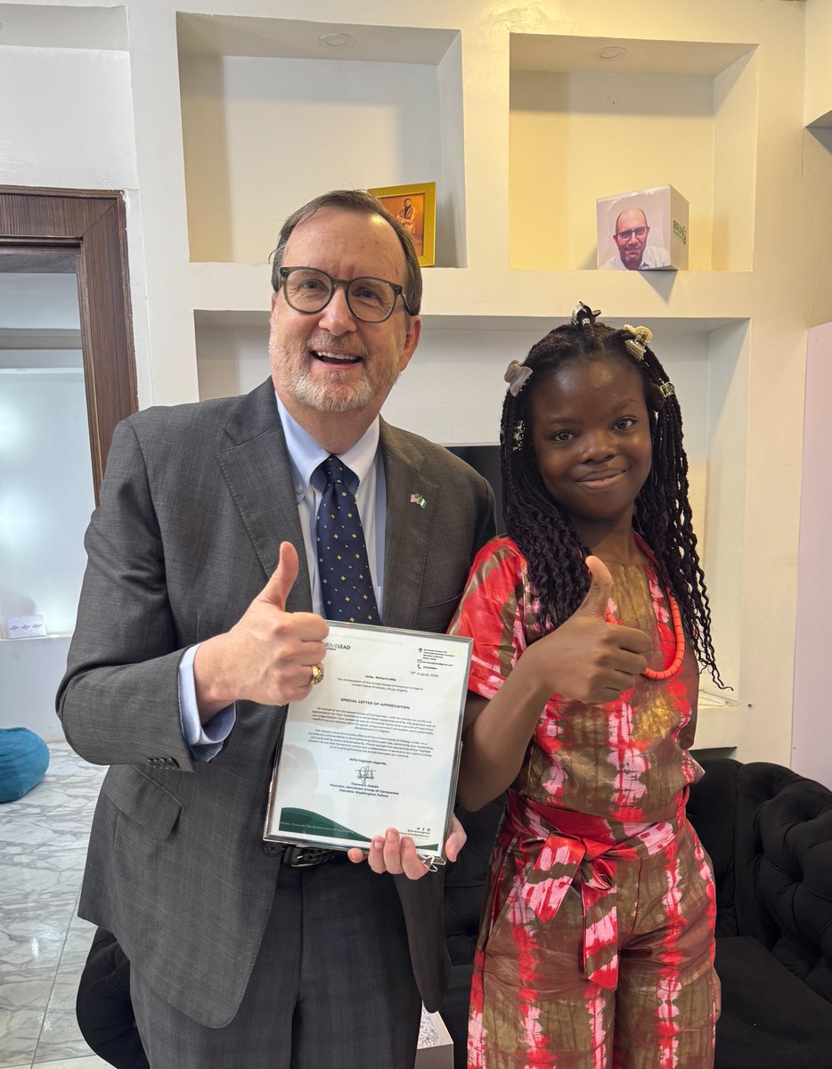 U.S. Mission Nigeria (@usinnigeria) on Twitter photo Great site visit to <a href="/respectechHR/">Respectech HR</a> and <a href="/AidosCreations/">TheAidosCreations</a> to see firsthand the work of our #YALI alumnus driving social change, expanding technology skills base, and developing the next generation of young Nigerian leaders. - Ambassador Mills Great site visit to <a href="/respectechHR/">Respectech HR</a> and <a href="/AidosCreations/">TheAidosCreations</a> to see firsthand the work of our #YALI alumnus driving social change, expanding technology skills base, and developing the next generation of young Nigerian leaders. - Ambassador Mills