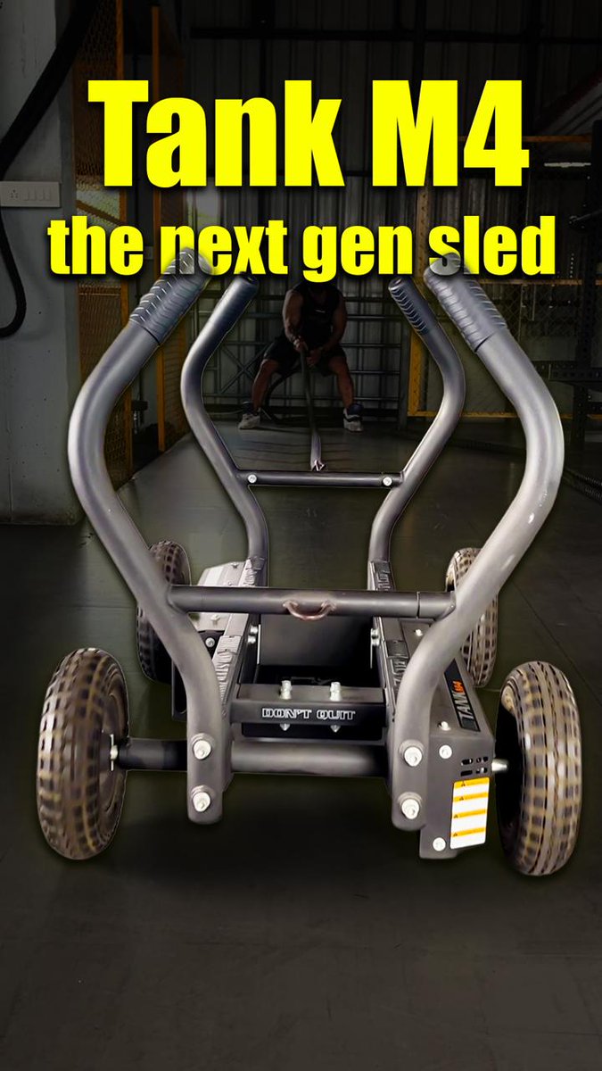 GMadbody72056's tweet image. Unleash power with the Tank M4 – Next Gen Sled! 🚀
Build explosive strength, speed &amp;amp; endurance with magnetic resistance that rises as you move. Push. Pull. Sprint. No limits, only results!
🔥 Train like a pro. Move like a champ.

#TankM4 #MadBodyFitness #StrengthAndSpeed