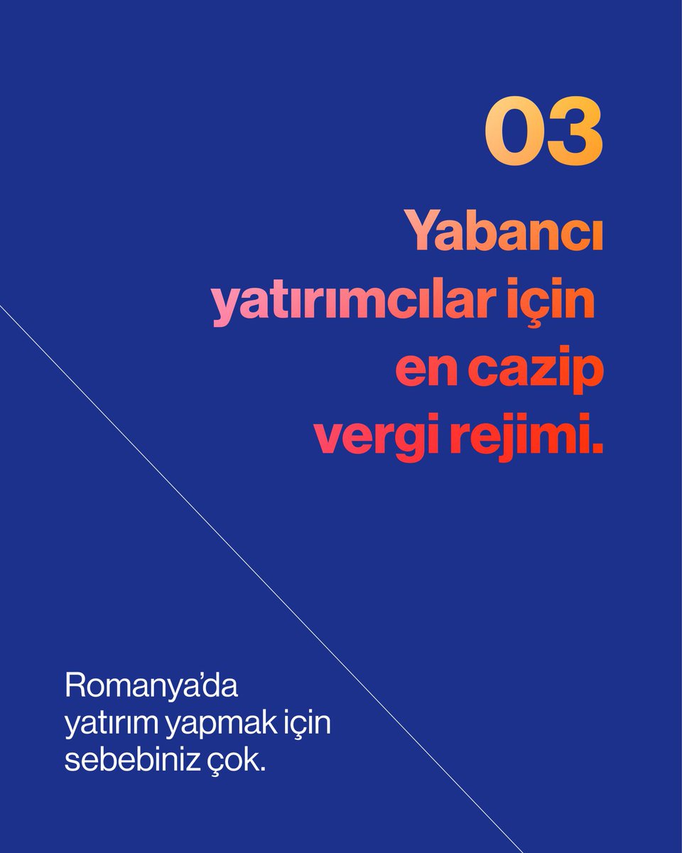 PremierVRomania's tweet photo. Romanya, yabancı yatırımcılar için Avrupa’nın en cazip vergi rejimine sahip ülkelerinden biri.
Sermayenizi büyütmek ve sürdürülebilir kazanç sağlamak için doğru adres. 🇷🇴✨

#PremierVision #Romanya #YatırımFırsatları #VergiAvantajı #AvrupaYatırımı #İşFırsatları https://t.co/ZV8LFNYex4