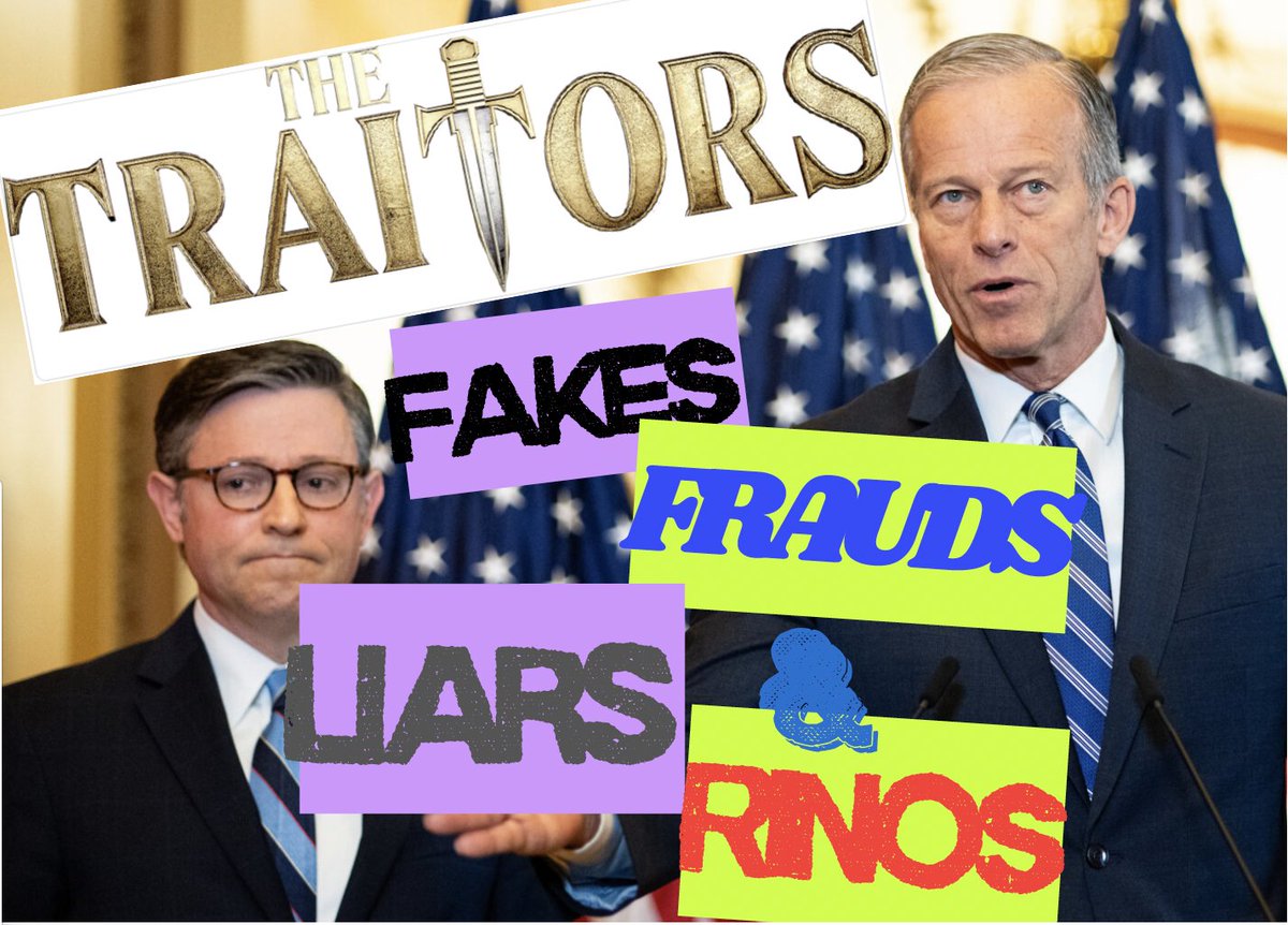 ChooseFreedom7's tweet image. I DESPISE you #BACKSTABBING #FAKE #RINOs #FAKEChristians .@MikeJohnson .@SpeakerJohnson .@JohnThune .@leaderJohnThune A-hole #NARCISSITIC #LAZY #SELFimportant PIGS ~ SABATOGING President .@realDonaldTrump &amp;amp; VP .@JDVance

LET .@POTUS &amp;amp; .@VP do their jobs, even if YOU PIGS won't!