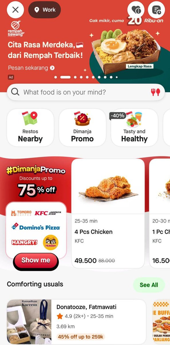 Moohd_Ilham's tweet image. GoFood Flash Sale 75% lagi!! Kopi literan cuma seperempat harga. Bikin melek tanpa bikin dompet nangis ☕