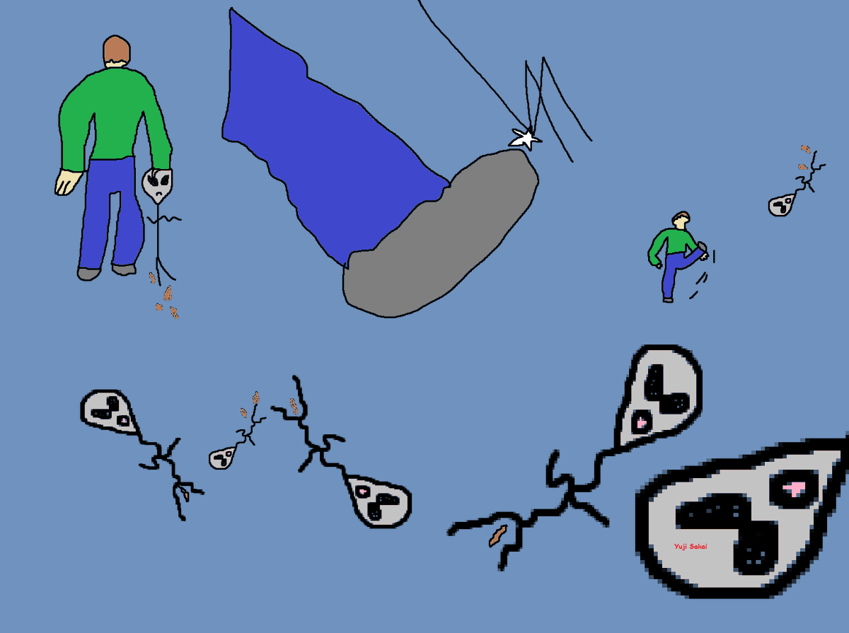 yuji the next mspaint meme thats gonna pop. reminds me of apu apustaja