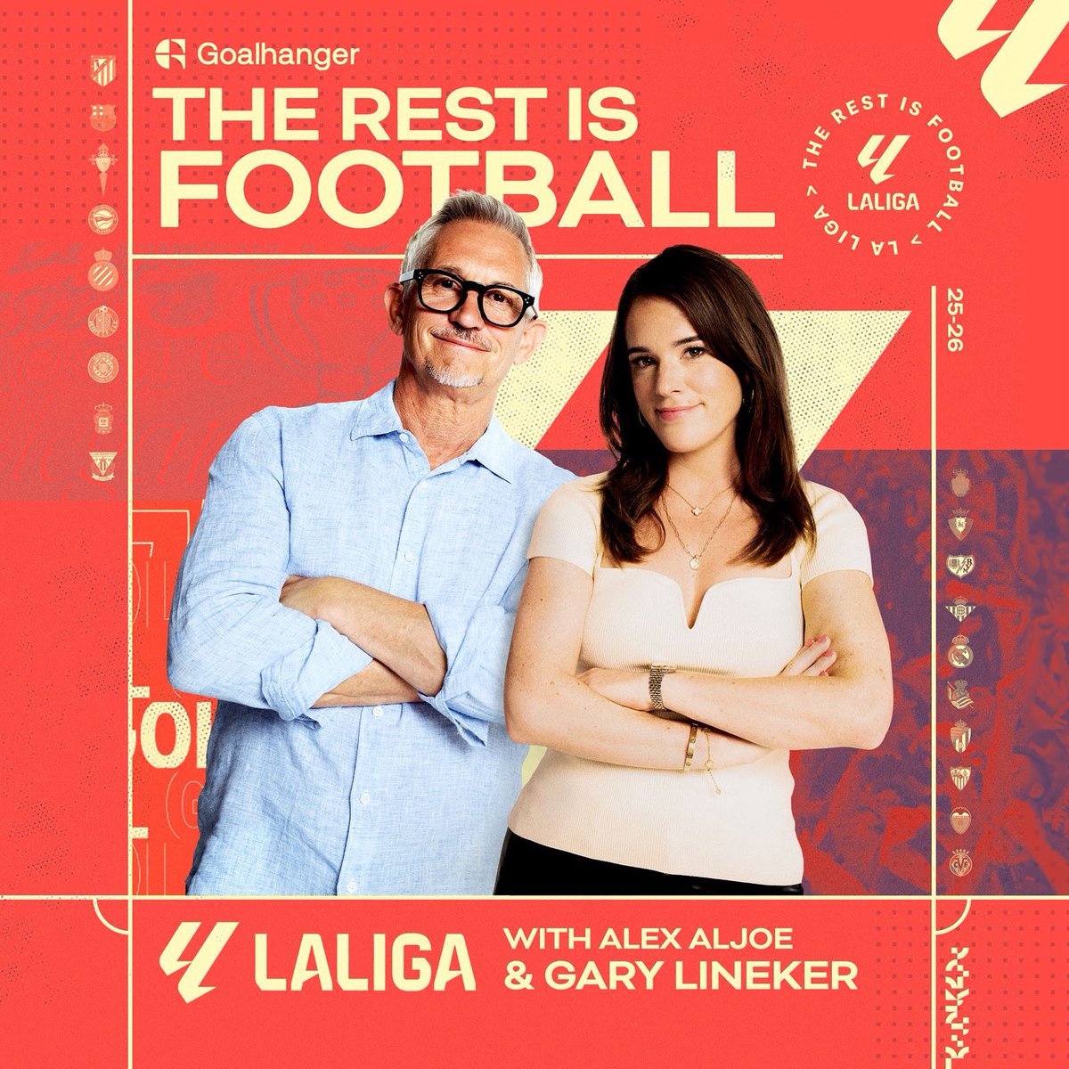 Alex Aljoe (@alexaljoe) on Twitter photo Exciting new chapter has just begun with our brand-new <a href="/LaLiga/">LALIGA</a> pod now live <a href="/RestIsFootball/">The Rest Is Football</a> <a href="/GaryLineker/">Gary Lineker</a> Exciting new chapter has just begun with our brand-new <a href="/LaLiga/">LALIGA</a> pod now live <a href="/RestIsFootball/">The Rest Is Football</a> <a href="/GaryLineker/">Gary Lineker</a>