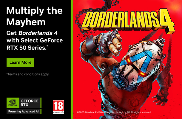 🎮 Get Borderlands 4 with select NVIDIA GeForce RTX 50 Series GPUs &amp; laptops 🚀💥

⚡ Supreme speed. 💻 Stunning visuals.

Grab yours now 👉 progenix.co.za/NVIDIA-GeForce…