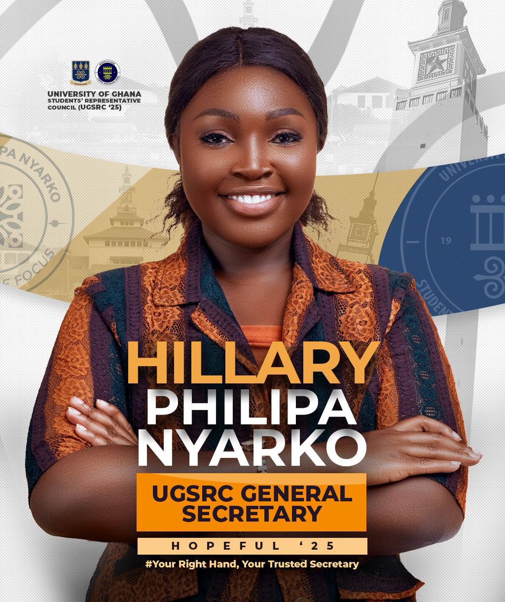 UGSRC ELECTIONS UPDATES; 

Augustina naa Adak Ashong and Hillary Philipa Nyarko will have q run of scheduled this Friday 22nd August To determine the next UGSRC secretary. 

STAY TUNED ✅
