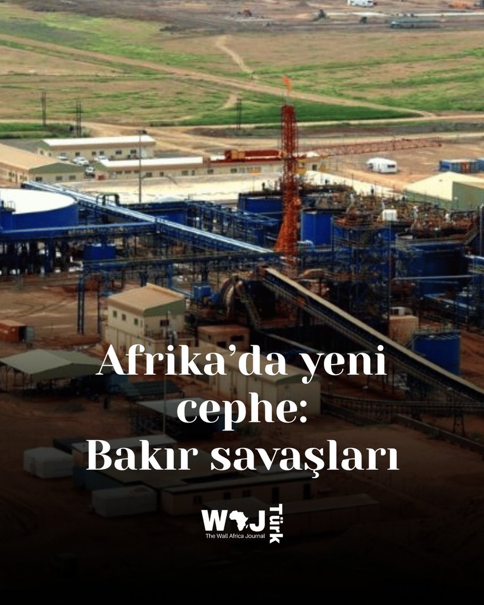 📉 Afrika’da bakır savaşı büyüyor

💢 Kongo ve Zambiya küresel rezervlerin merkezinde

💢 Çin üretimin %70’ini kontrol ediyor

💢 ABD yapay zekâ destekli keşif yaptı

💢 Talep %50 artacak ama halk sömürü ve çevre felaketiyle karşı karşıya

Detaylar için:
wajturk.com/afrikanin-zeng…