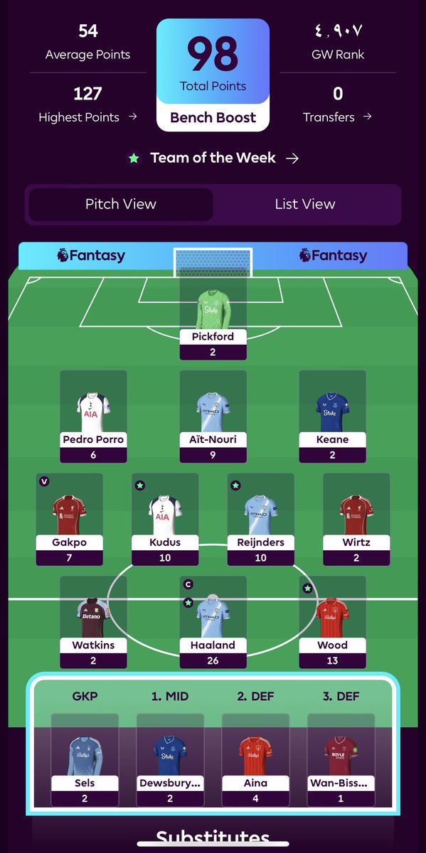 ٩٨ نقطه والحسابه بتحسب 😎 #فنتازيا